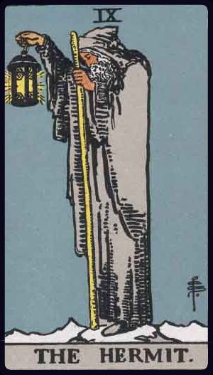 Tarotkarte Der Eremit