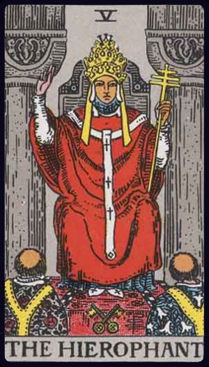 Tarotkarte Der Hierophant