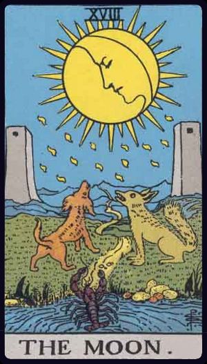 Tarotkarte Der Mond
