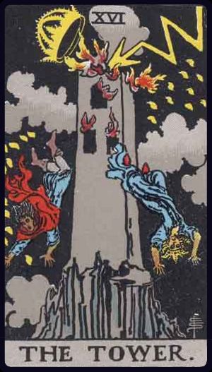 Tarotkarte Der Turm