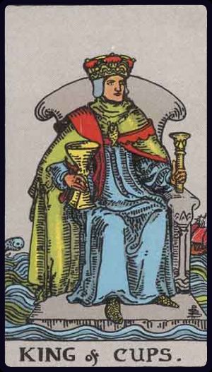 Tarotkarte König der Kelche