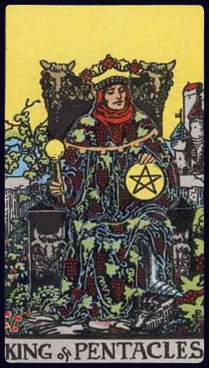 Tarotkarte König der Münzen