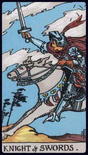 Tarotkarte Ritter der Schwerter